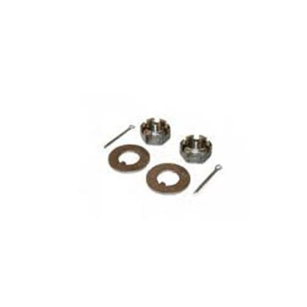 Airbagit AirBagIt MUS-NUTS Mustang-II Duece SPINDLE NUT Kit washers & nuts & cotter keys Raw MUS-NUTS